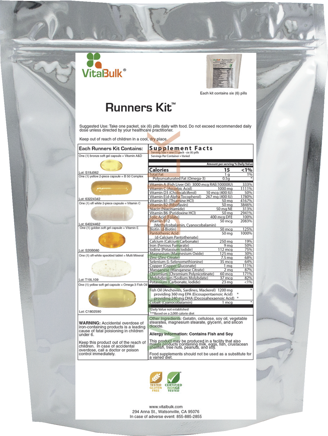 Runners Kit 30 paquetes