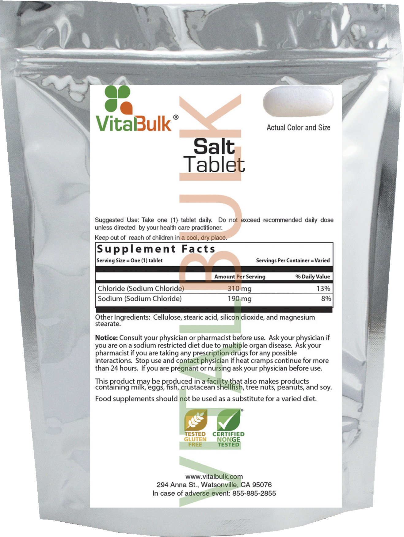 Sea Salt 200 tabletas